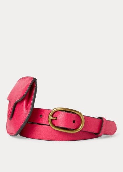 Women's Polo Ralph Lauren Leather Skinny Belt Bag | 375819RPU